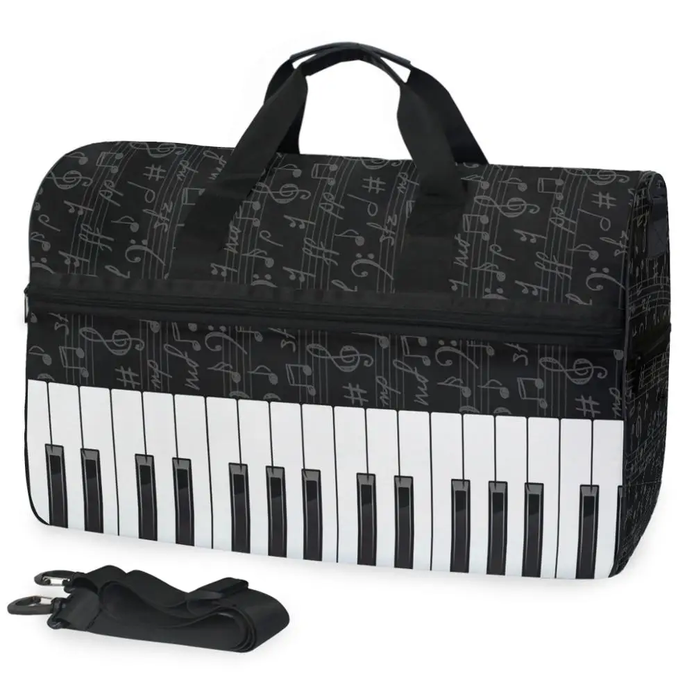 

ALAZA Sports Gym Bag Unisex Note printing Men Leisure Yoga Fitness Shoulder Women Handbag Large Capacity Portable Travel Bags