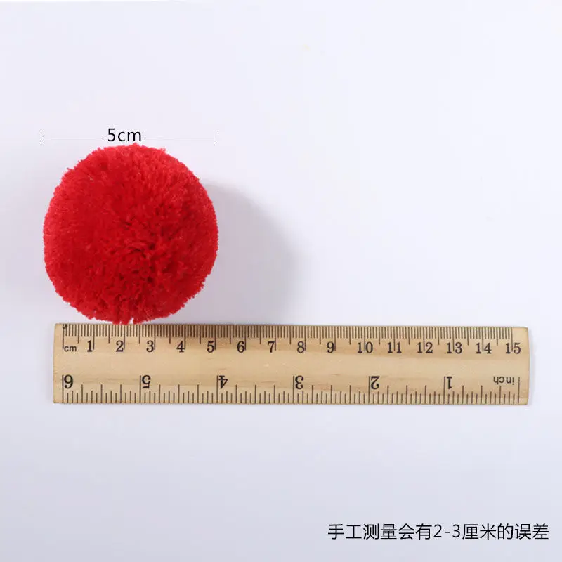 50mm Pom Piel Soft Pompones Fluffy Plush Crafts DIY Pom Pompoms Ball Furball Home Decor Dress Jewelry Scarf Sewing Accessories pom poms craft supplies