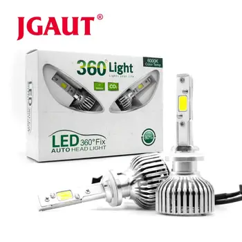 

JGAUT 880 H27 881 LED head lamp 70W 6000K COB 12V 24V 8000LM luces led para auto Canbus Headlight accessories