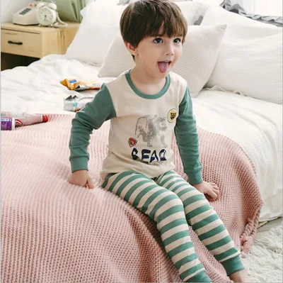 Новые пижамы для мальчиков детская одежда для сна детские пижамы комплекты пижамы для мальчиков и девочек с героями мультфильмов пижамы хлопковая одежда для сна детская одежда - Цвет: as the picture