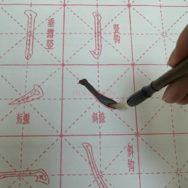 재사용 가능한 비잉크 물 쓰기 그림, 중국 서예 연습 스크롤 천 종이, 마술 천, 선물