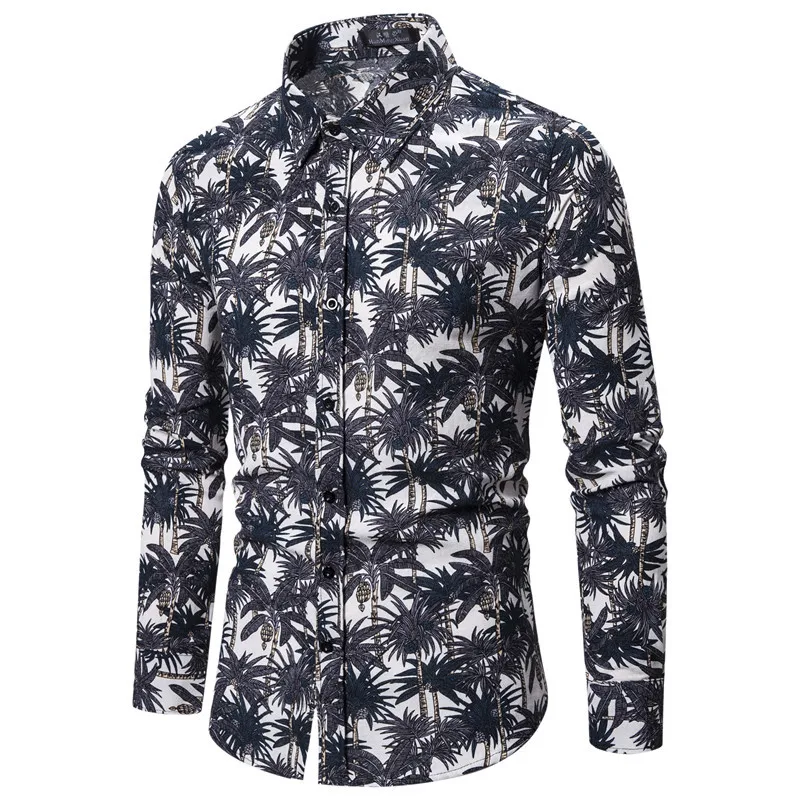 

Top men,shirt men,men's shirts,fashion casual shirts,printed shirts, men's lapel shirts, long sleeve shirt men, men's clothing