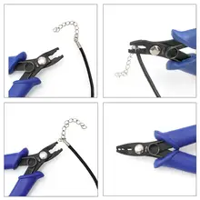  1Pieces Royal Blue Steel Jewelry Jeweler Tools Crimper Pliers for Crimp Beads DIY Jewelry Beading Bead Crimper Pliers Tools 