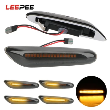

2Pcs Dynamic LED Side Marker Light Flowing Water Turn Signal Lights Car Indicator For BMW E90 E91 E92 E93 E60 E87 E82 E61