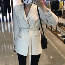 ^^Best Offers Early Spring New Style Slim Spring OL Wind Waist of The Long Belt Black Net Red Small Suit 2019 Black Women Jackets and Coats ^^Best Offers Early Spring New Style Slim Spring OL Wind Waist of The Long Belt Black Net Red Small Suit 2019 Black Women Jackets and Coats