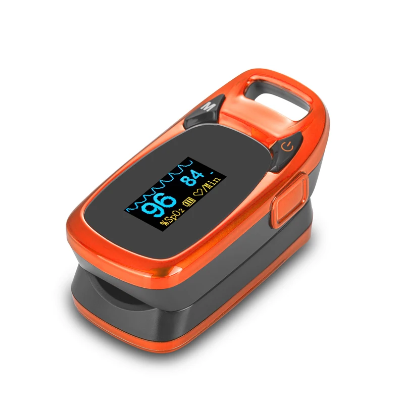 Портативный цифровой Пальчиковый Пульсоксиметр De Dedo Pulso Oximetro Saturometro SPO2 PR оксиметр FDA CE утвержден - Цвет: orange color