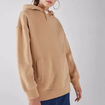 

Harajuku Hoodies Sweatshirt Women Cotton Solid Pollovers None Hooded Regular Fashion Oversize Plus Size Tops Sweatshirt Lady