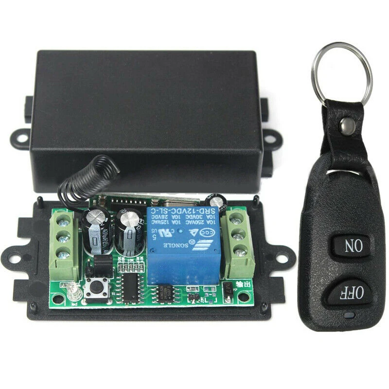 1 комплект Leerning Код DC 12V 10A 1CH 433Mhz радио приемник передатчик реле с дистанционным управлением