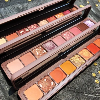 

Eyeshadow Palette 9 Colors Shimmer Matte Eyeshadow Pallete Glitter Metallic Makeup Palette Diamond Nude Pigmented Cosmetic