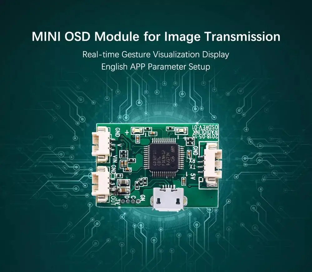 RCtown Radiolink мини модуль OSD для передачи изображений Mini PIX/Pixhawk система управления полётом доска RC Дрон FPV Racing