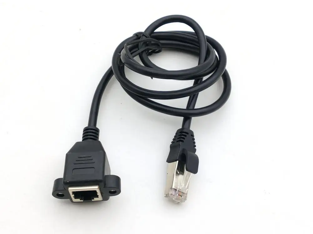 10 шт. кабель RJ45 штекер гнездо винтовое крепление для панели Ethernet LAN Сетевой