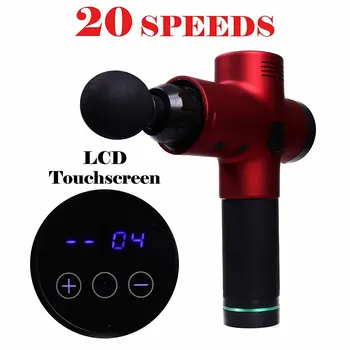 

Myofascial Physiotherapy Instrument Mute Touch Screen Fascia Gun Massage Gun Relax Electric Warp Film Impact Gun Deep