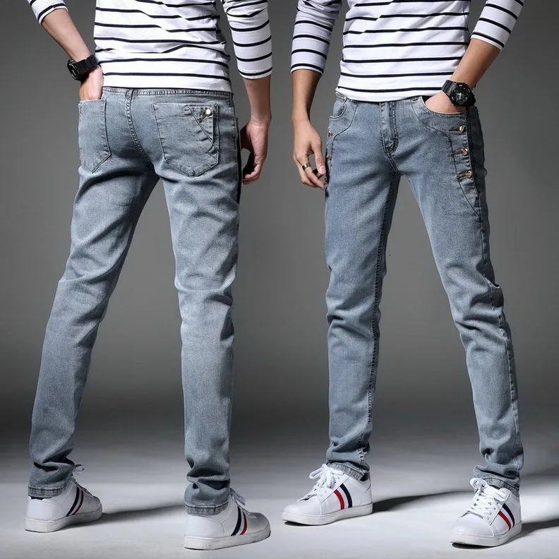 13 стилей, дизайнерские джинсы скинни, потертые мужские джинсы, новинка, весенне-осенняя одежда, хорошее качество - Цвет: USA SIZE 8906