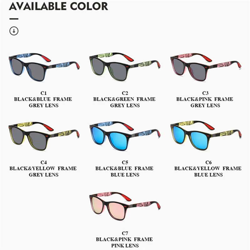 Горячая распродажа Классические мужские солнцезащитные очки с поляризованным покрытием, зеркальные солнцезащитные очки, мужские зеркальные очки, аксессуары для мужчин