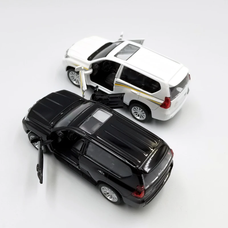 Весы для Toyota Prado внедорожники из сплава 1:42 металлическая модель литья под