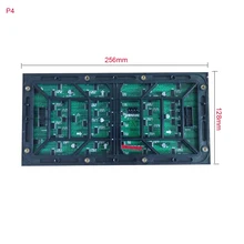 Светодиодный процессор 64x32dots 256*128 мм P4 SMD наружный полноцветный светодиодный модуль с ЖК-экраном в аренду для рекламы, светодиоидная видеопанель