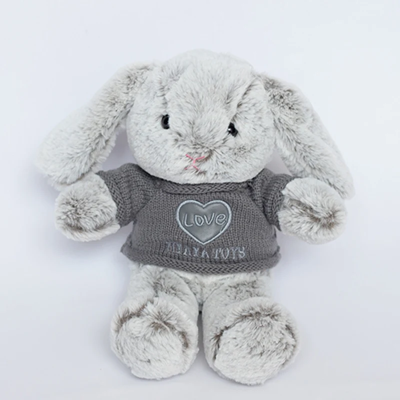 30cm sweater rabbit doll Lovely Sweater Rabbit Plush Toys Cute Children Girls Sleeping Appease Dolls Stuffed Soft Toys