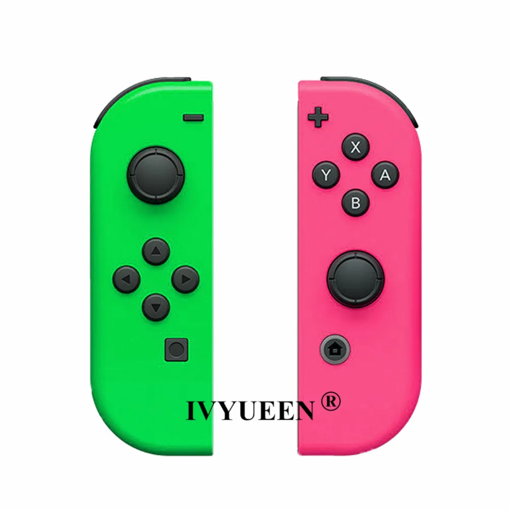 IVYUEEN высококачественный корпус для Nitendo switch NS Joy-Con чехол контроллера для nindos Switch JoyCon крышка аксессуары - Цвет: Green Pink