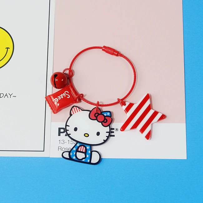 Мультфильм Аниме Привет кимоно Kitty конфеты животных брелок для девочек женщин брелок сумка Подвеска Шарм Детские игрушки D370