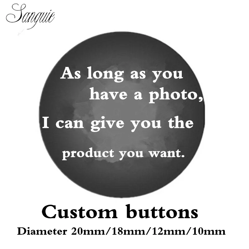 

100pcs custom new glass snap button send your pictures to custom charm for snap 12/18/20mm glass snap buttons jewelry wholesale