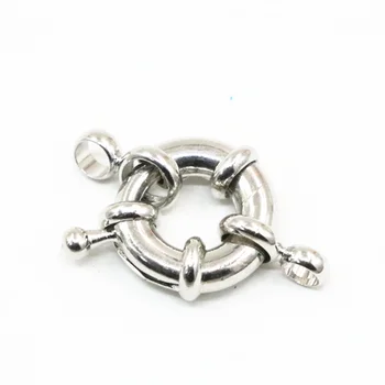 

Wholesale 5pcs Copper Clasp Hook For DIY Necklace Bracelet 11mm 13mm Jewelry Making Connect Clasps Accessories Findings Part A83