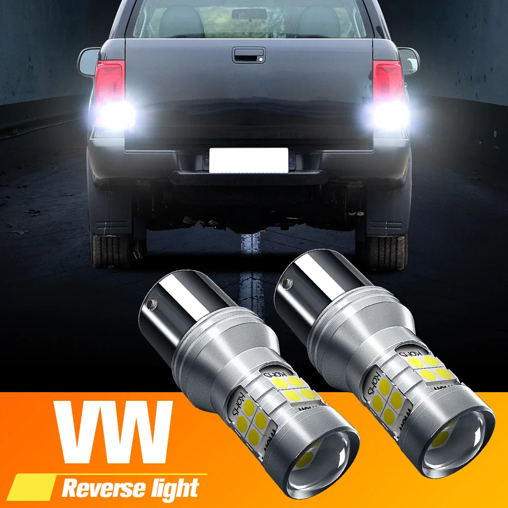 2x Bulbs Reverse LED P21W Backup Bright White 6000K Canbus For VW Caddy MK4 15+