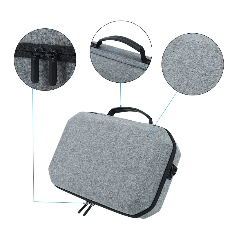 For Oculus Quest 2 Case EVA Portable Storage Carrying Bag with Shoulder Strap for Oculus VR Glasses Accessories