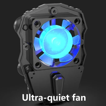 

Mobile Phone Cooler Silent Phone Radiator LED Cooling Fan for iPhone An-droid