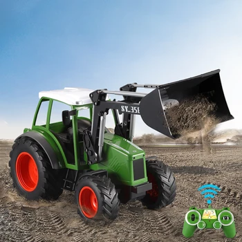 

1:16 2.4G Remote Control Agricultural Vehicle Excavator Farm Bulldozer For Child School Play Education Christmas Birthday Gift