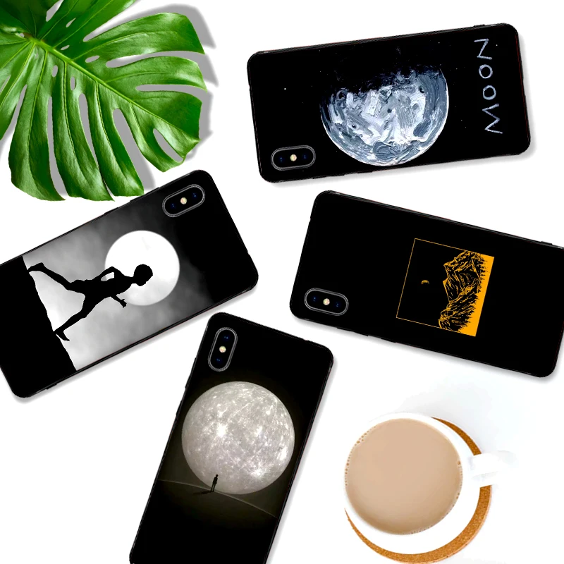 Мягкий силиконовый чехол для телефона iPhone XR TPU 5 5SE 6 6S 7 Plus 8Plus XS X Xr Max 9 Coque черный с