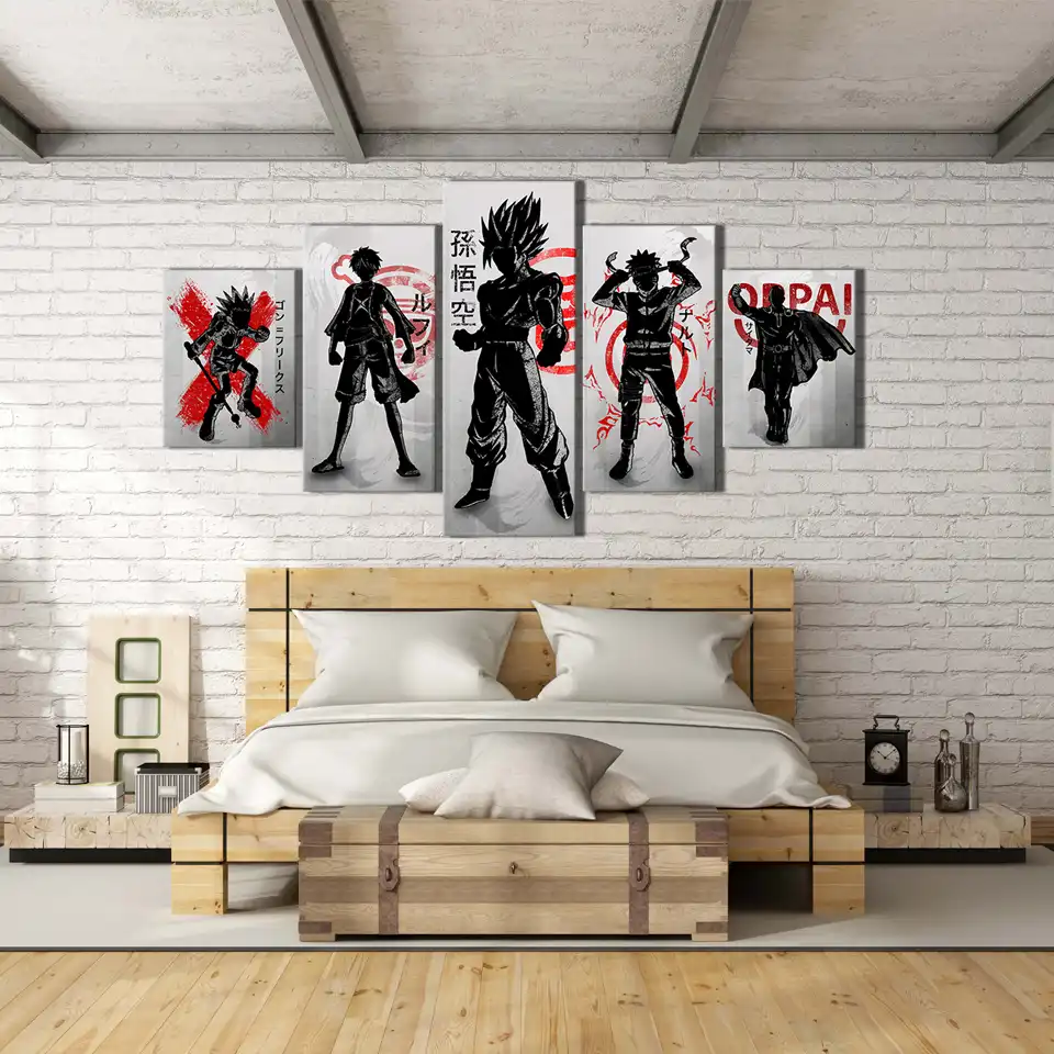 Home Garden Vintage Nautical Home Decor Posters Prints Smilesbysmaha Com One Piece Naruto Anime Canvas Prints Painting Wall Art Home Decor Picture 5pcs