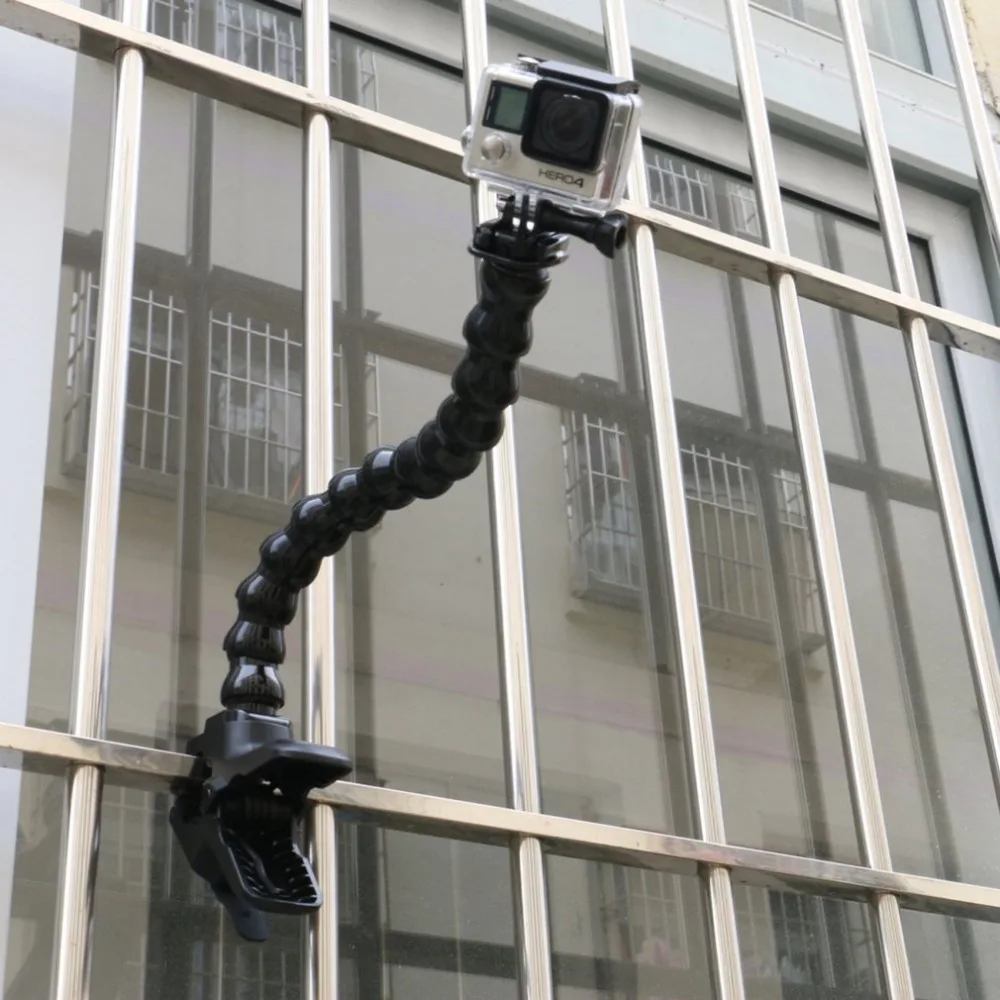 Регулируемый гибкий зажим для GoPro Hero 7 6 5 Black аксессуары для камеры
