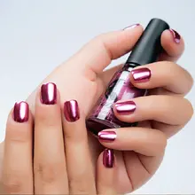 Металлический цветной зеркальный серебряный лак для ногтей из нержавеющей стали металлический цветной лак для ногтей 6 мл инновационный лак для ногтей