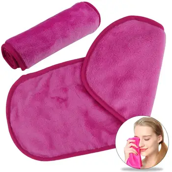 

1Pcs Reusable Makeup Remover Towels Microfibre Face Cleaning Cloth Washable Make Up Eraser Facial Towel Women Skincare Tools