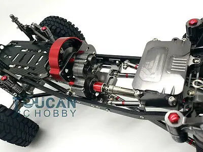 1/10 серый SCX10 D90 автомобиль металлический алюминиевый сплав рама шасси модель серый