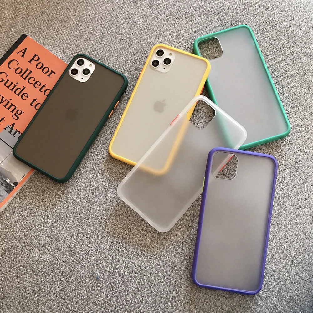 Матовый чехол-бампер для Samsung Galaxy S20 Ultra s10e s10 s9 s8 s20 Plus Note 10 8 9 | Мобильные телефоны и
