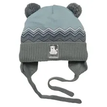 Шапка с помпонами «Северный мишка» р 46-48 Prikinder