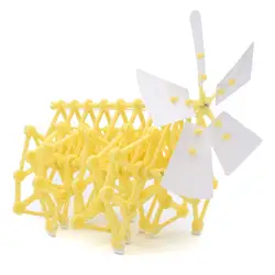 DIY пластик ветер мощность бионический зверь животная технология DIY Детская Игрушка Робот Ветер мощность Механический Зверь собранная