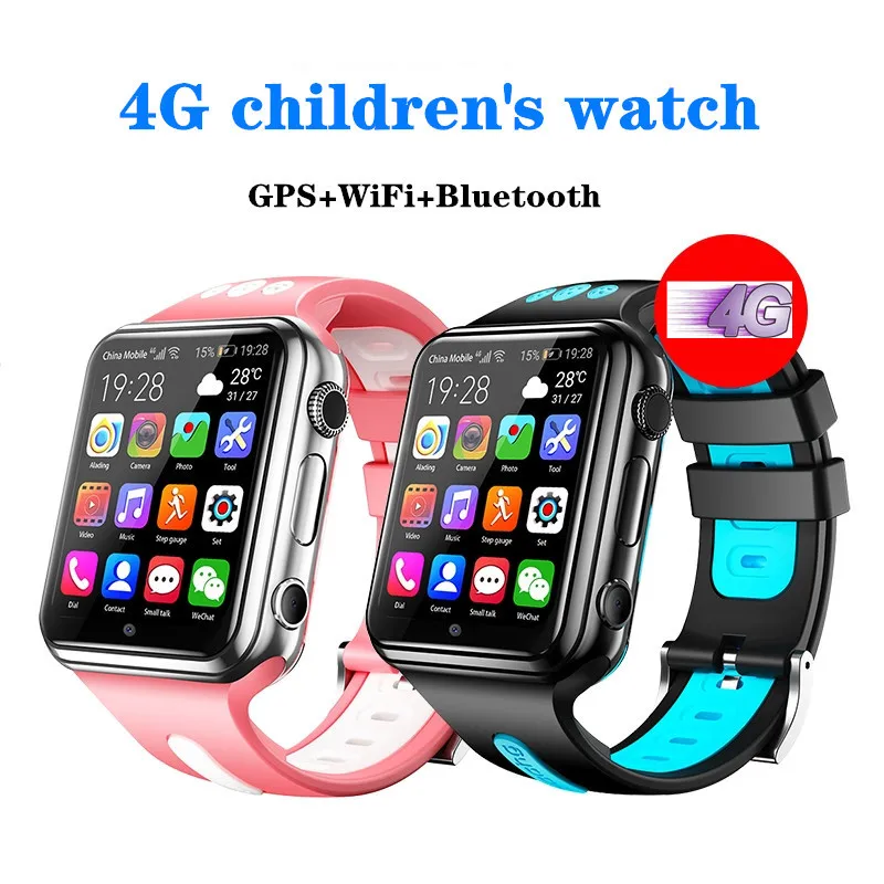 

W5 4g children smart watch phone android system clock application install bluetooth Smartwatch 4G SIM card