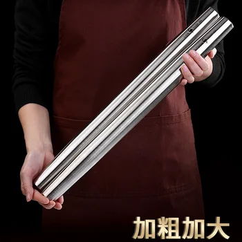 

304 Stainless Steel Rolling Pin Rolled Bread Flour Sticks Household Kitchen Baking Tool Rolling Pin