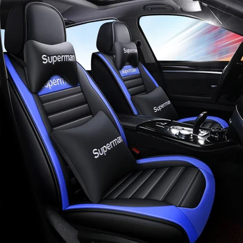

Full Coverage Eco-leather auto seats covers PU Leather Car Seat Covers for bmw5series bmw7 series bmw8 series bmw