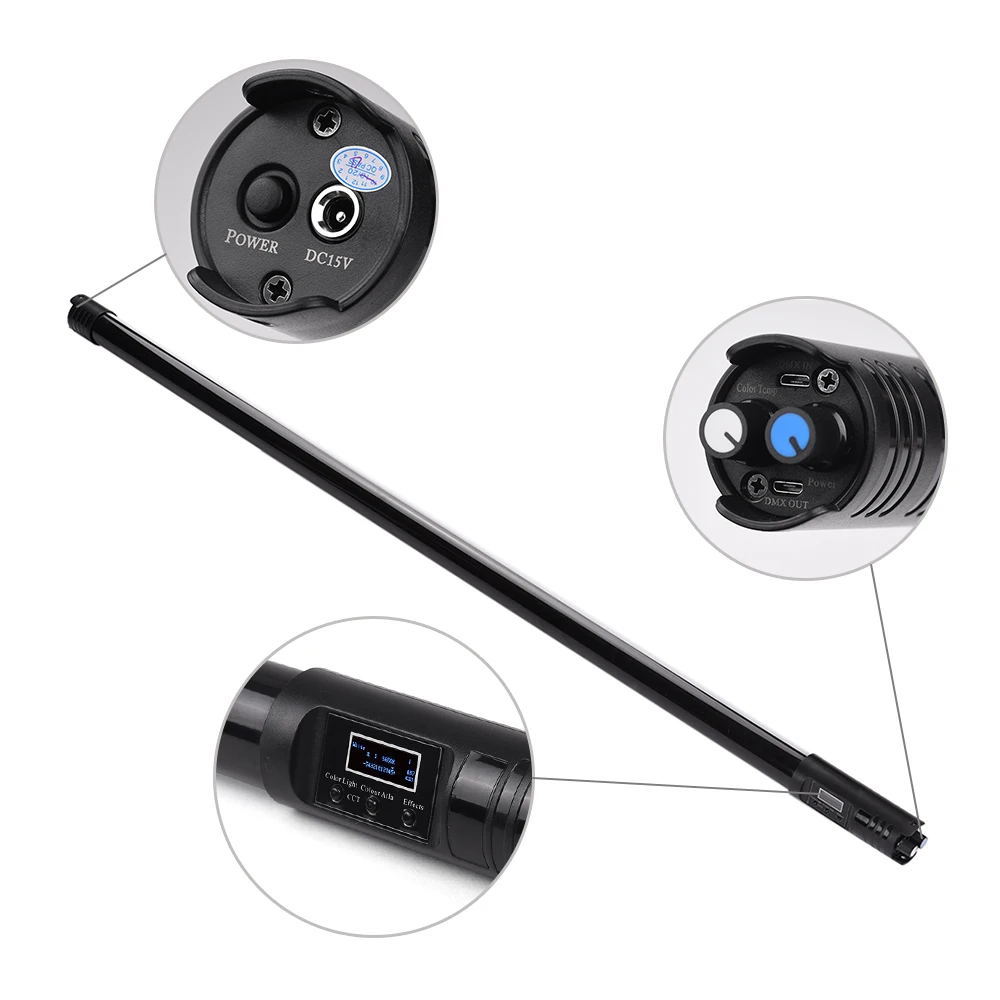 Ручной RGB светодиодный светильник для видеосъемки заполняющий лампа с