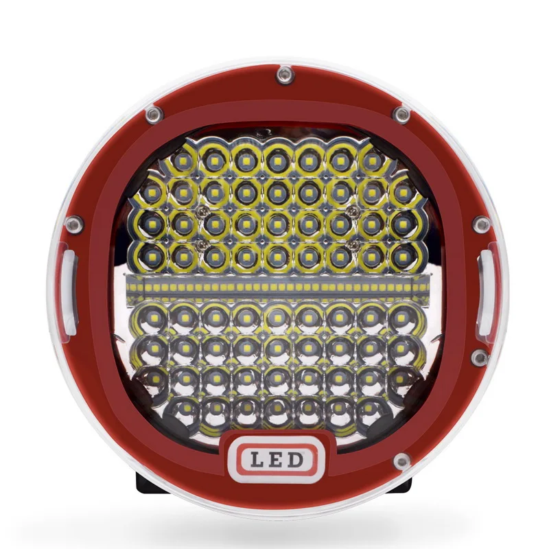 Cena 2 sztuk 7 Cal 300W 5X7 7X6 led spot oświetleniowy wiązki okrągły jazdy terenowej oświetlenie do jeepa ATV UAZ SUV 4x4 ciągnik siodłowy łodzi zakłóca przebieg