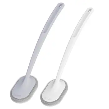 

2Pcs Toilet Brushes Long Handle Cleaning Brush Durable Bathroom Cleaner Tool Household Cleaning Brushes