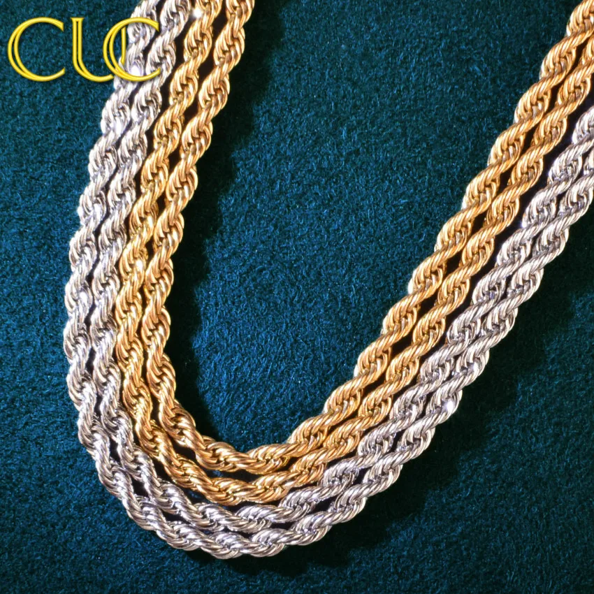 Men's Stainless Steel Rope Chain 3mm Gold Color Necklace Link Hip Hop Jewelry | Украшения и аксессуары