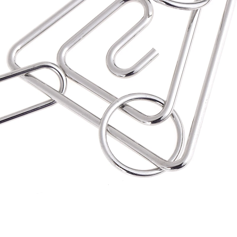NEW Challenging Metal Wire Puzzle Brain Teaser Game Triangle Ring for Adults Kids Classical Educational Toys Metal Ring Toys