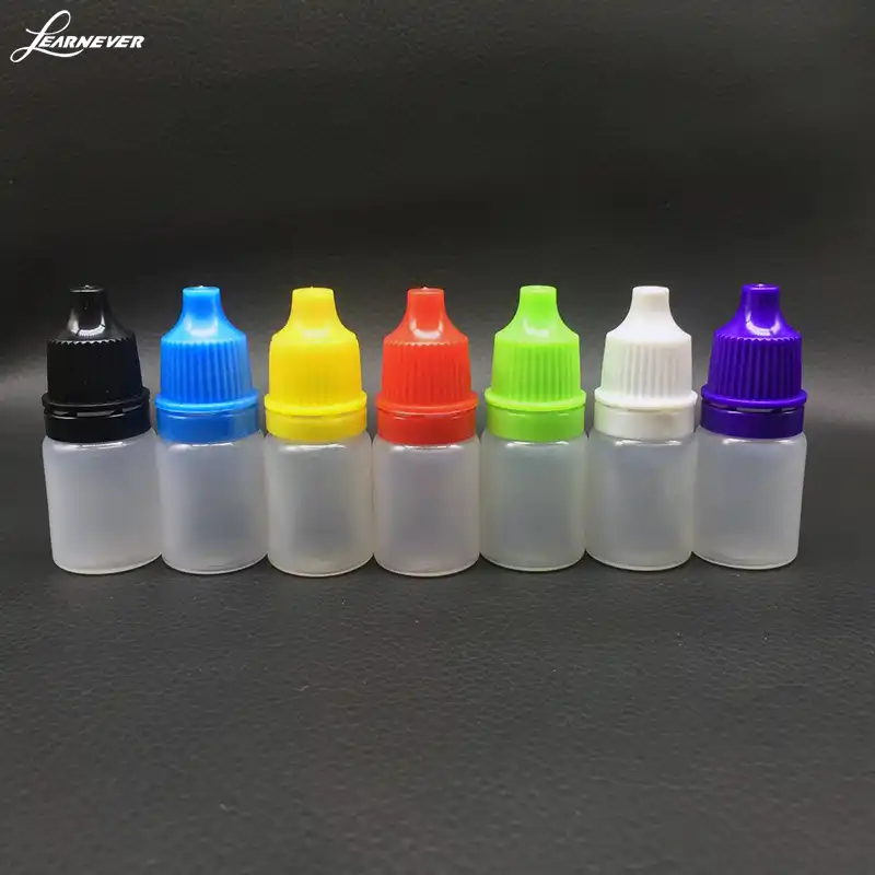 5 ml 10 ml 15 ml damlalikli plastik ucu goz damlasi doldurulabilir sise sise kucuk goz sivi sikilabilir bos sise mix renk