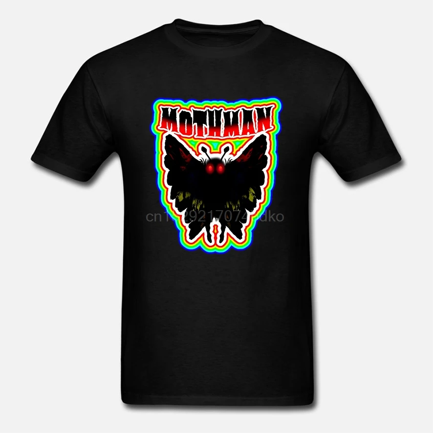 Mothman Ретро красочный подарок новинка футболка | Мужская одежда