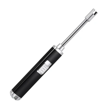 

Electric Arc Lighter USB Rechargeable Flameless Windproof Flexible Candle Lighters for BBQ Stovetop JS23