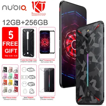 

Global ROM Original ZTE nubia Red Magic 3 Mobile phone 12G 256G 6.65" Snapdragon 855 Octa core 48MP 16MP 5000mAh Game Phone